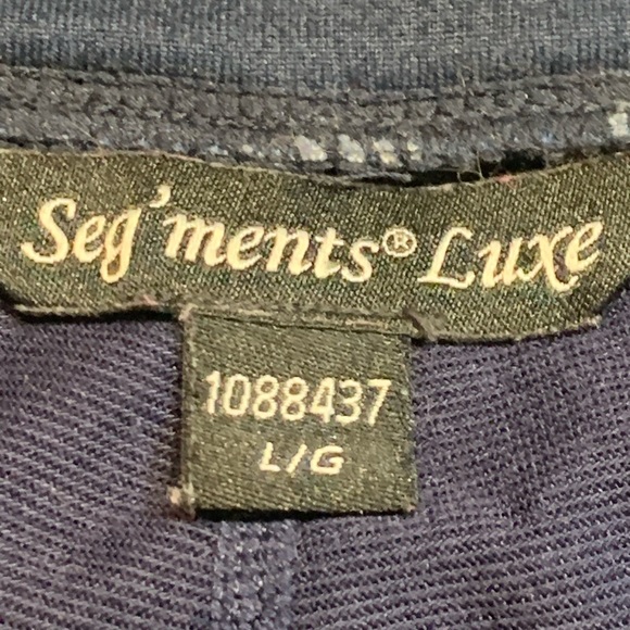 Navy polka dot skort stretchy athleisure - Picture 5 of 7